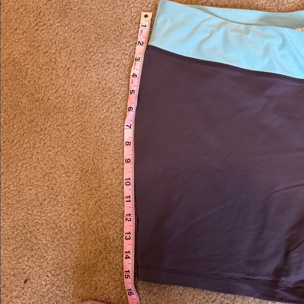 Avia Women's Athletic Shorts in grey and Light teal - Picture 5 of 5